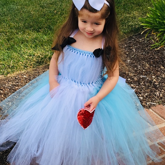 ALICE IN WONDERLAND couture tutu dress/costume - Picture 3 of 8